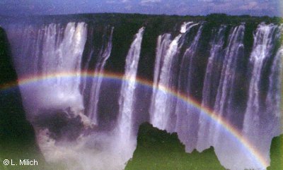 Victoria Falls on the Zambezi River