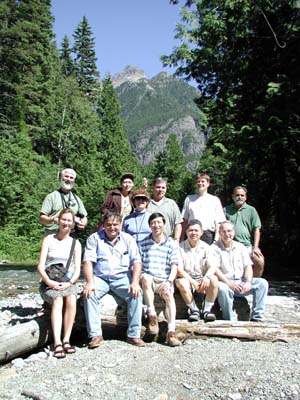 photo of some conference attendees at Glacier National Park