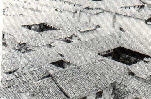 Roofs of courtyard houses