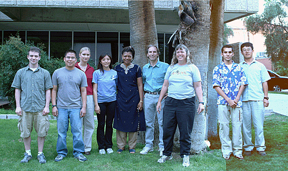 2003 Members of the Laboratory of Dr. Barry Pryor in the University of Arizona School of Plant Sciences