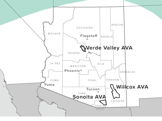 June 2023 precipitation outlook map for Arizona